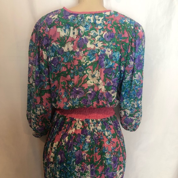 80’s Vintage Diane Freis Dress - Picture 10 of 16